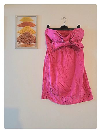 Robe dos nu fuchsia taille unique