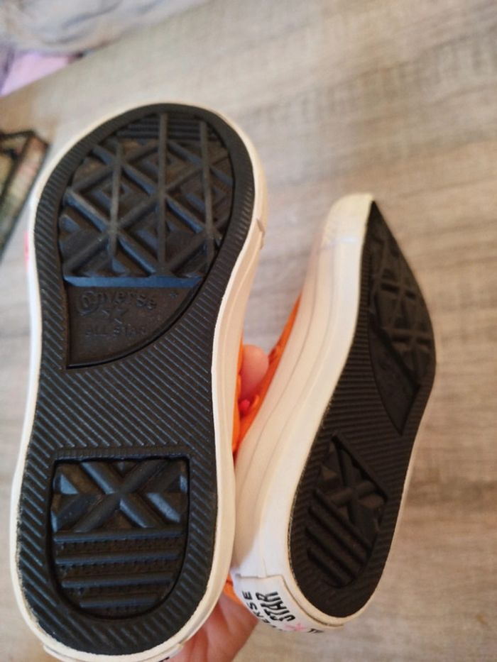Converse orange pointure 28 - photo numéro 4