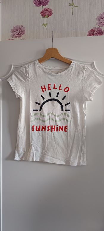 T-shirt blanc taille 12 ans