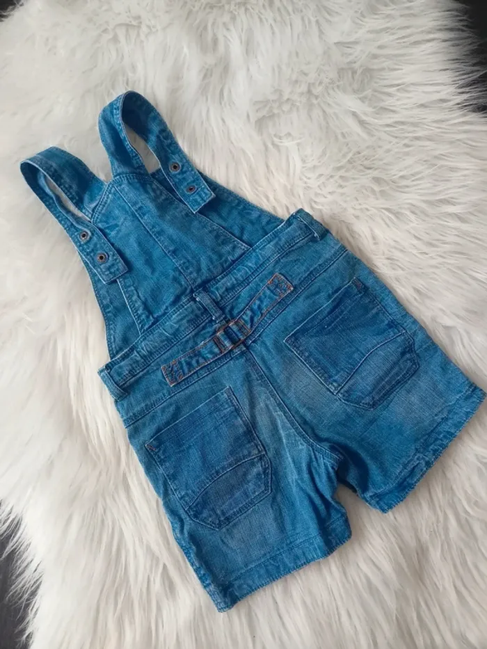 Salopette short en jean 18-24mois / 86cm N*0891 - photo numéro 3