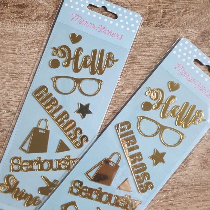 ⭐ Sachets stickers miroirs ⭐ #emyfleury_scrapbooking - photo numéro 2