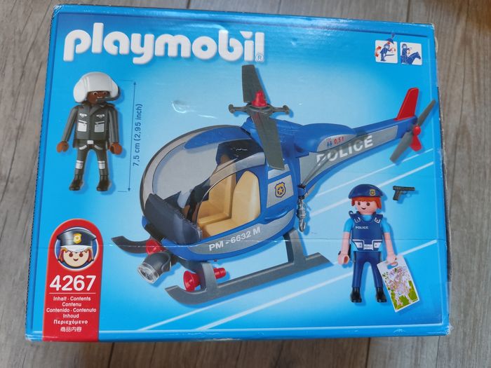 L'hélicoptère de police playmobil - photo numéro 2