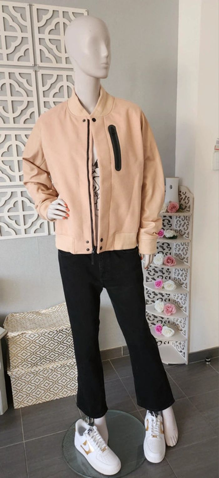 Blouson en cuir Nike - photo numéro 4