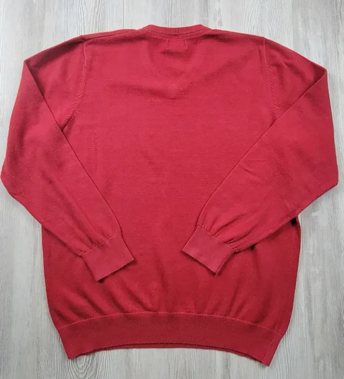 Pull rouge col V LL Bean – taille M – Très bon état - photo numéro 6