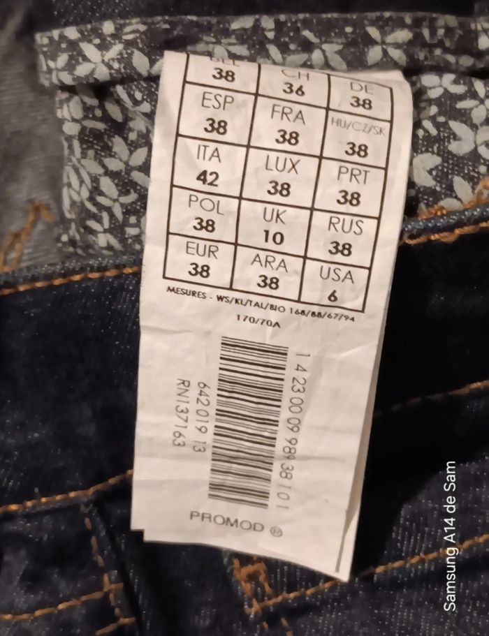 Jean femme promod 38 - photo numéro 5