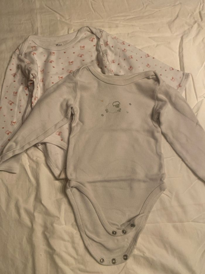 2 bodies manches longues