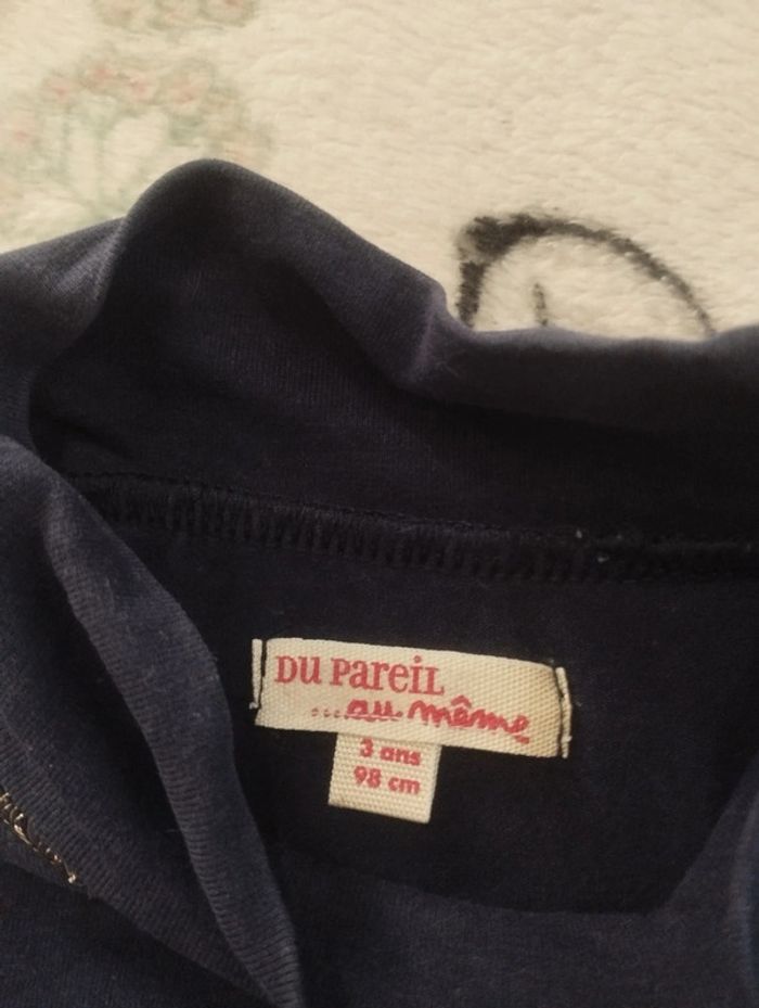 Haut manche longue a colle roulé 36 mois du pareil au même - photo numéro 3