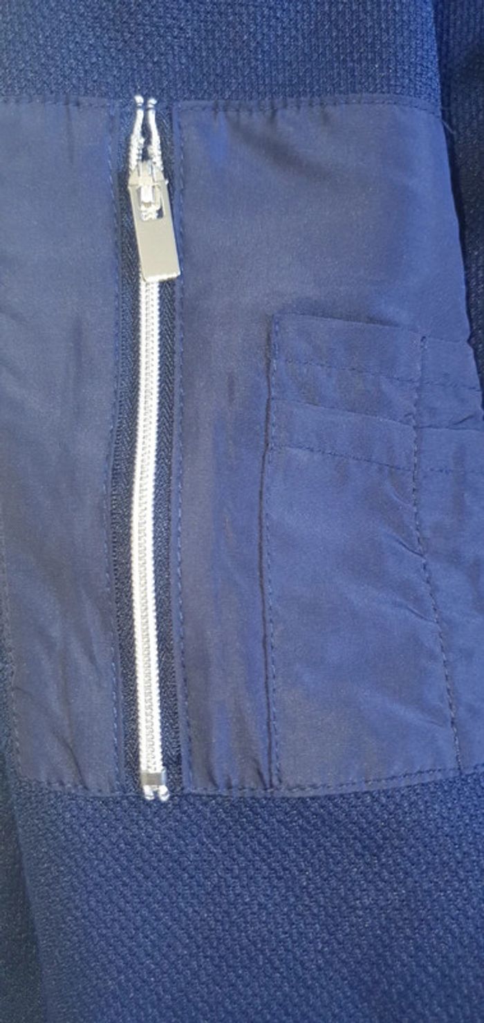 Veste zippée marine Armand Thiery taille M - photo numéro 6