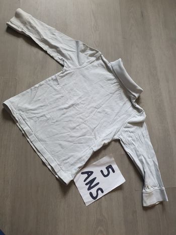 Maillot t-shirt sous pull 5ans garçon