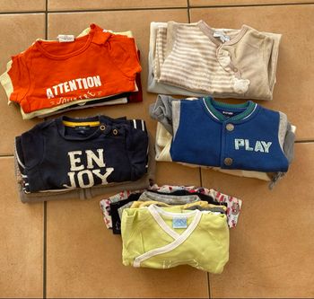 Lot vêtements garçon 6 mois 