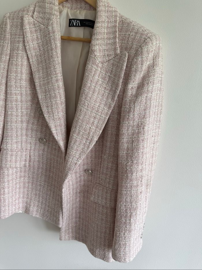 Blazer rose Zara taille 38 M - photo numéro 3