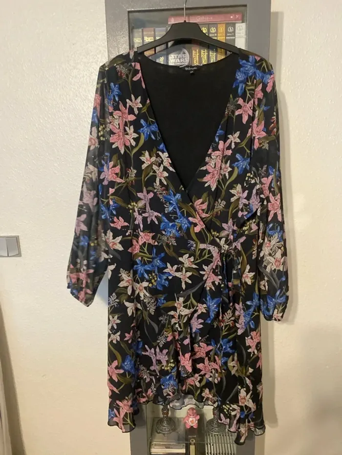 superbe robe à motif M&S mode taille 54 - photo numéro 2