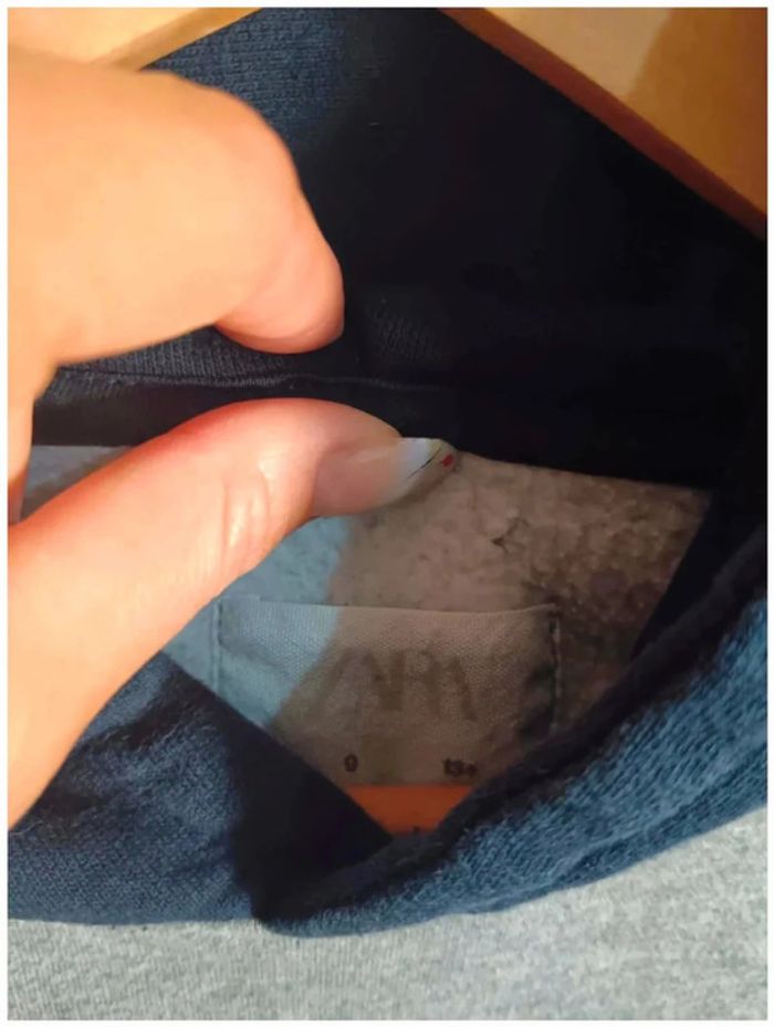 C11 sweat gris Zara 9 ans - photo numéro 3