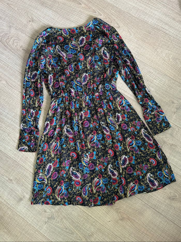 Robe imprimée neuve à manches longues VILA taille 36 - photo numéro 8