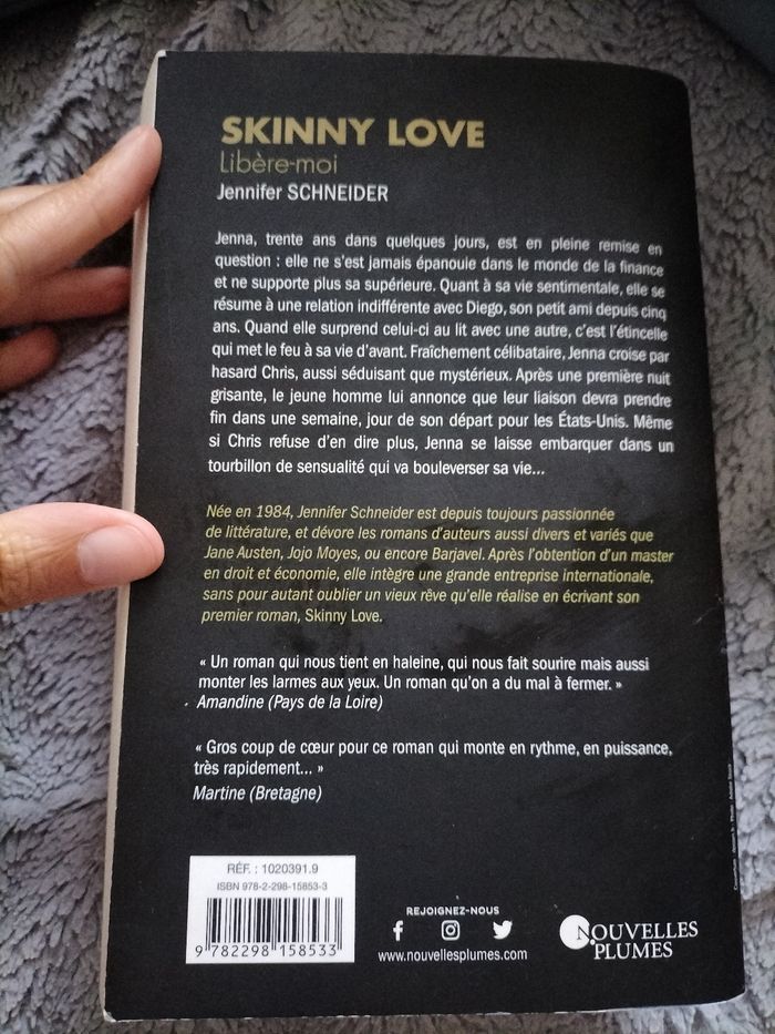 Livre : skinny love - tome 1 : libère moi - Jennifer Schneider - photo numéro 2