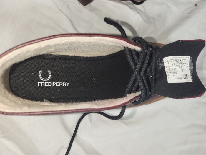 🌹👟pièce unique - fred perry t.40 ✨ bottines bordeaux homme/femme - stock limité - photo numéro 8
