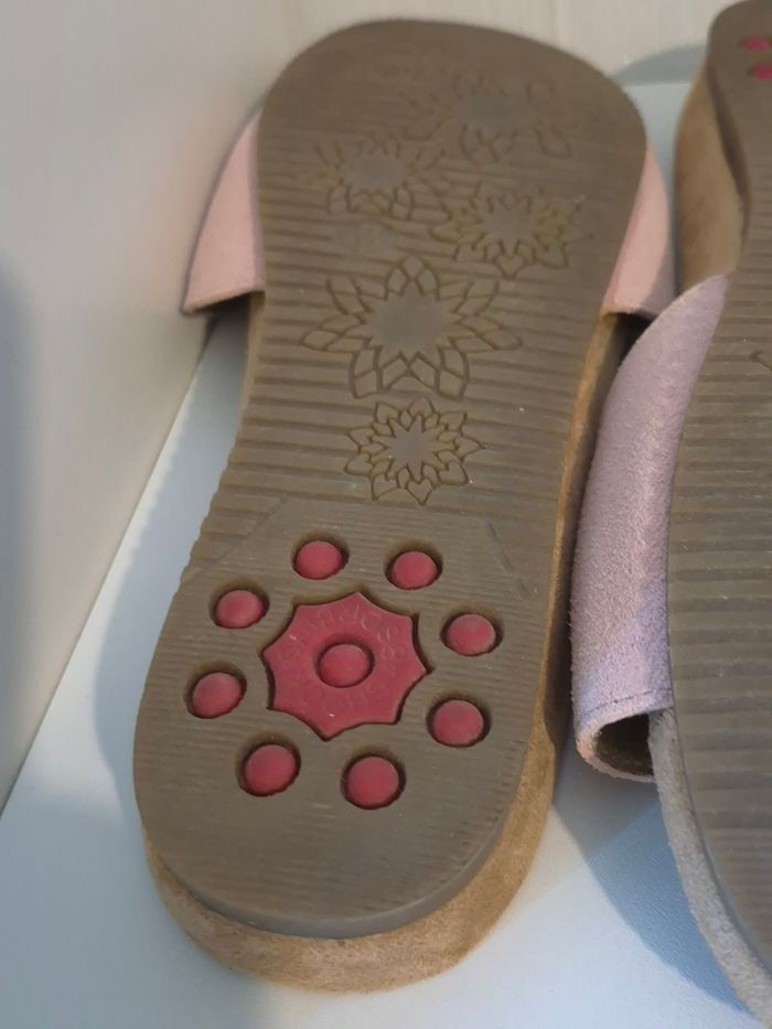 🌸jolies Mules Relife Confort rose poudré femme P39 - photo numéro 6