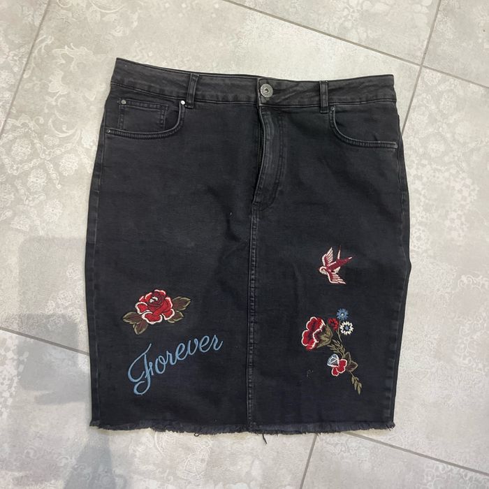 Jupe en jean noir