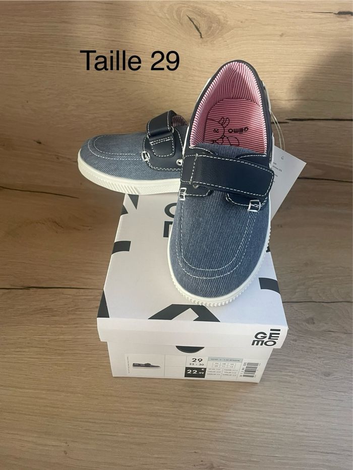 Chaussures type bateau GÉMO - Neuves - Taille 29 - photo numéro 2