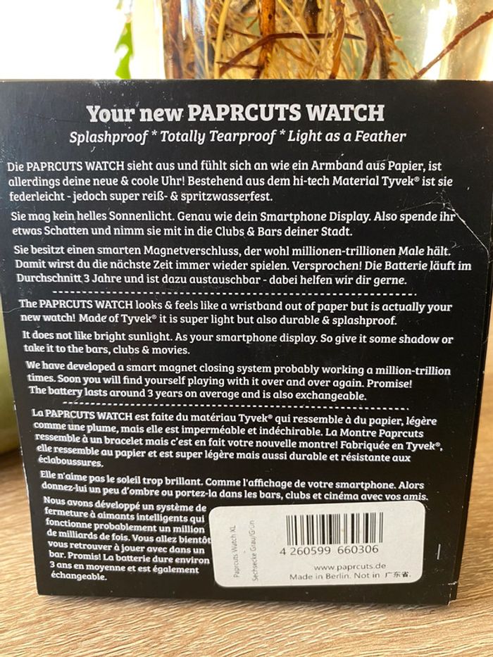 Montre Paprcuts - photo numéro 2