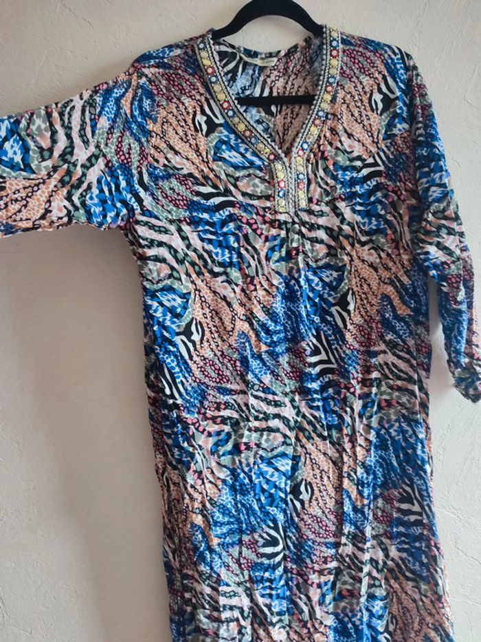 Robe longue d'intérieur taille L - photo numéro 2