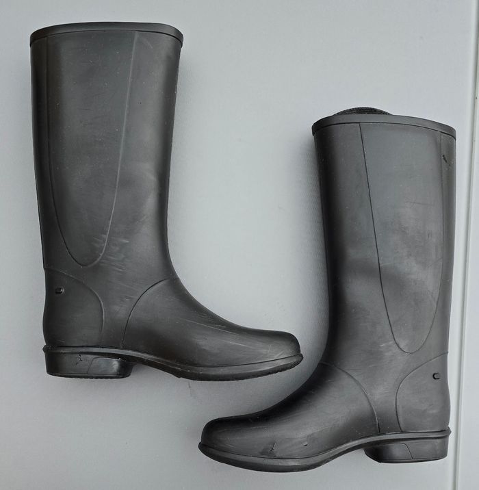 Bottes d équitation enfants taille 33 fouganza décathlon - photo numéro 2