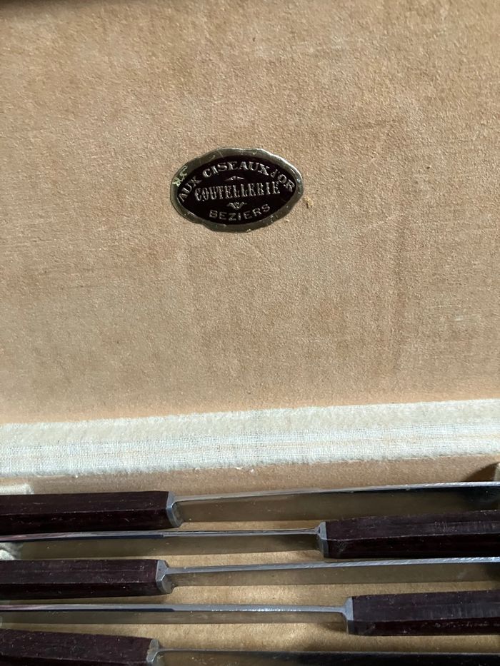 Lot couteau inox vintage - photo numéro 3