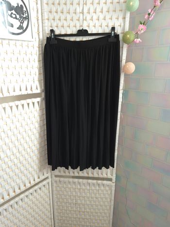 🖤jolie jupe plissée noire Inextenso femme TL / 40 État Nickel