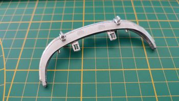 Pare-chocs arrière gris pièce miniature Bburago Burago Porsche 356B 1961 1/18 1/18e 1/18ème #D18