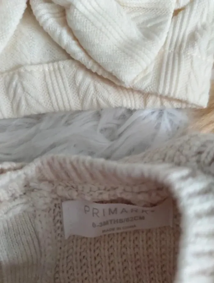 Robe tricot+turban et chaussettes hautes Primark 3 mois 🎀 - photo numéro 6