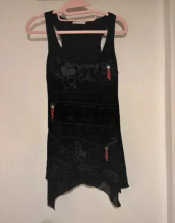 Haut noir asymétrique Cache Cache – taille 1 (S)