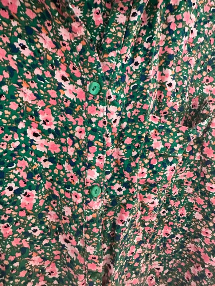 Chemisier à fleur gémo taille 40 - photo numéro 2