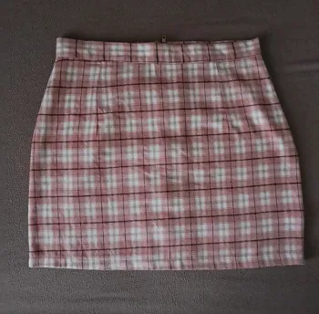 Jupe courte à carreaux