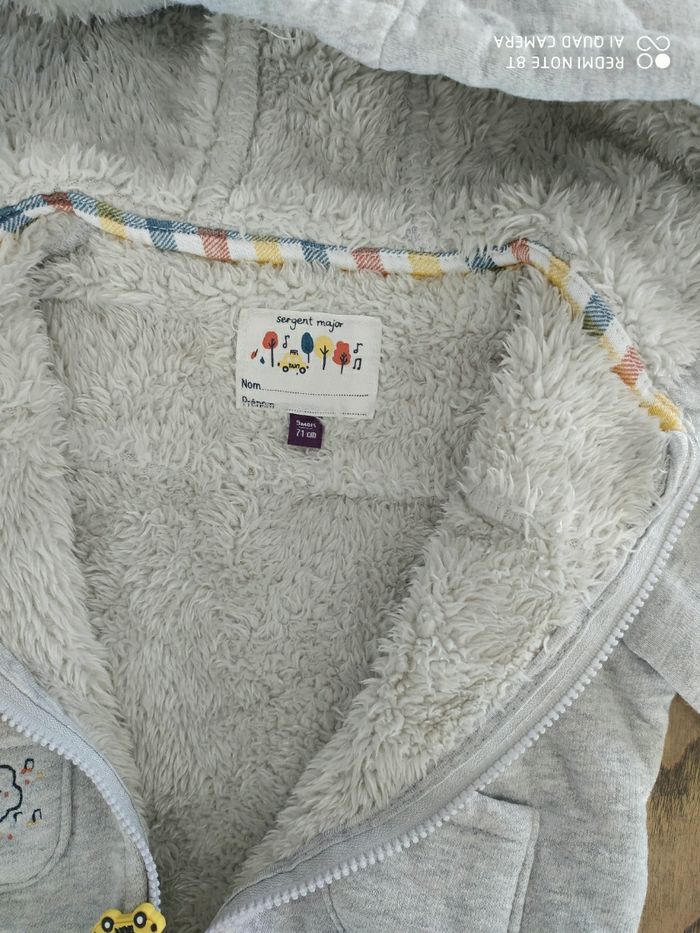 Gilet très chaud sergent major 9mois - photo numéro 3