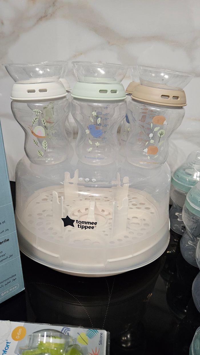 Lot biberons stérilisateur tommee tippee - photo numéro 8