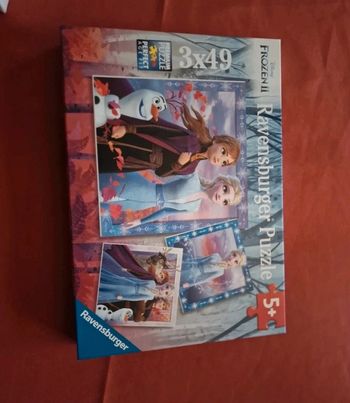 Puzzle 3x49 pièces reine des neiges