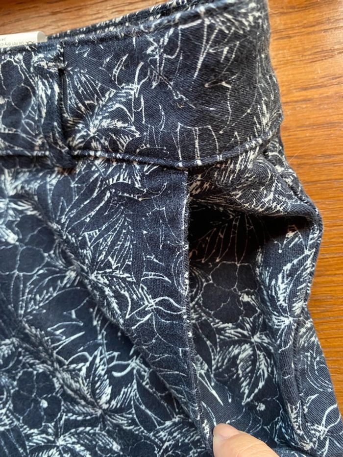 Short bleu imprimé camaïeu 38 - photo numéro 3