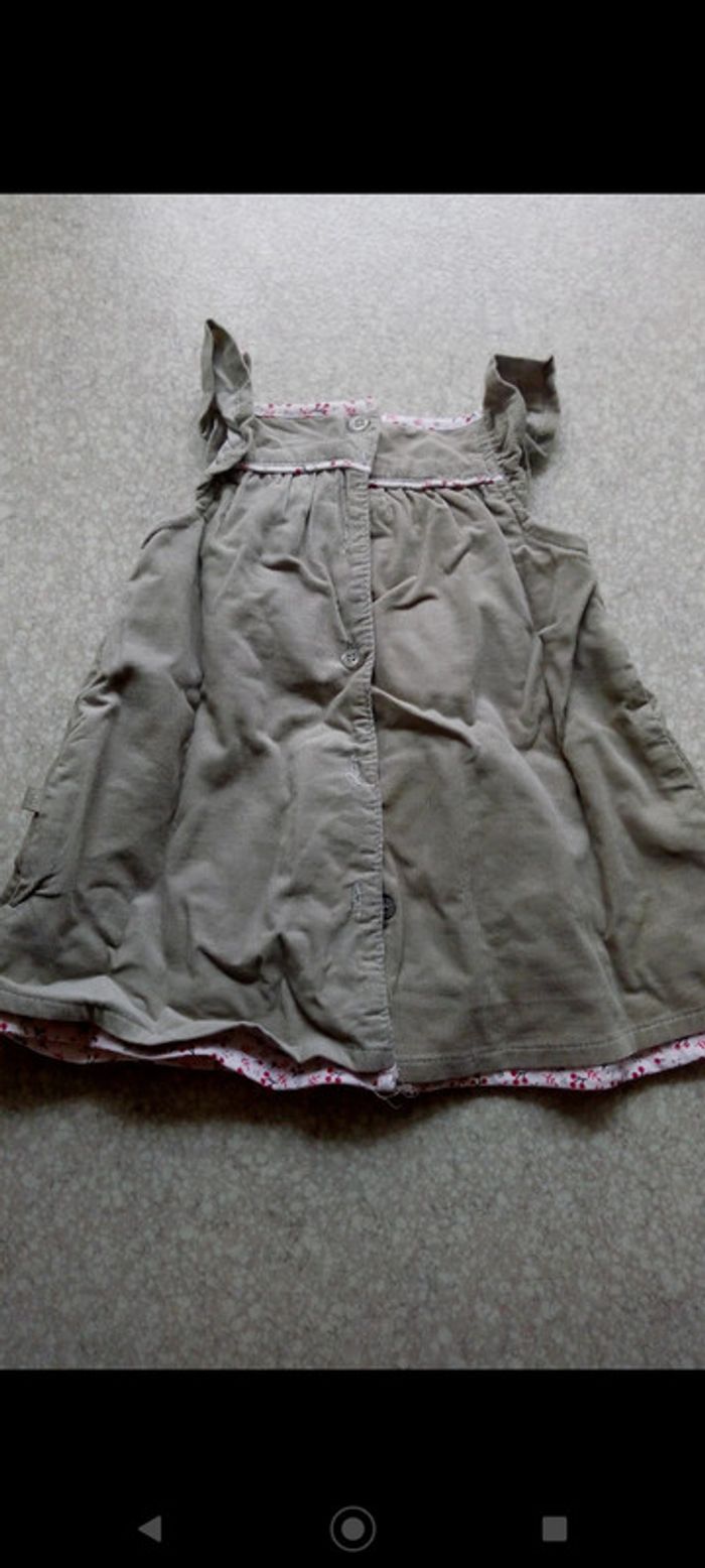 Robe d'hiver  en velours Cadet Rousselle neuve - photo numéro 3