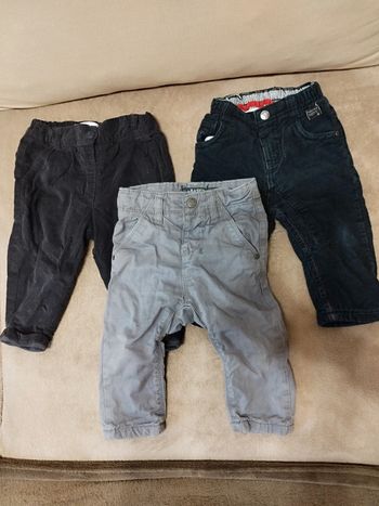 Lot pantalons 9 mois