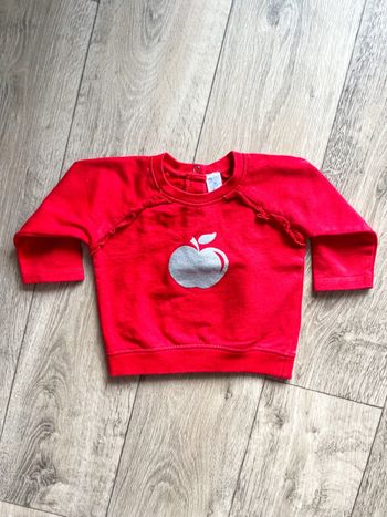 Pull pomme bébé fille taille 6 mois