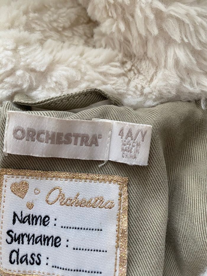 Manteaux fille kaki  Orchestra taille 4 ans - photo numéro 5
