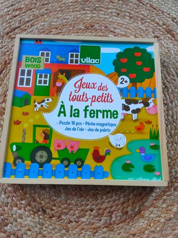 Coffret jeux en bois Vilac 
