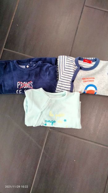 Lot de 3 pyjamas