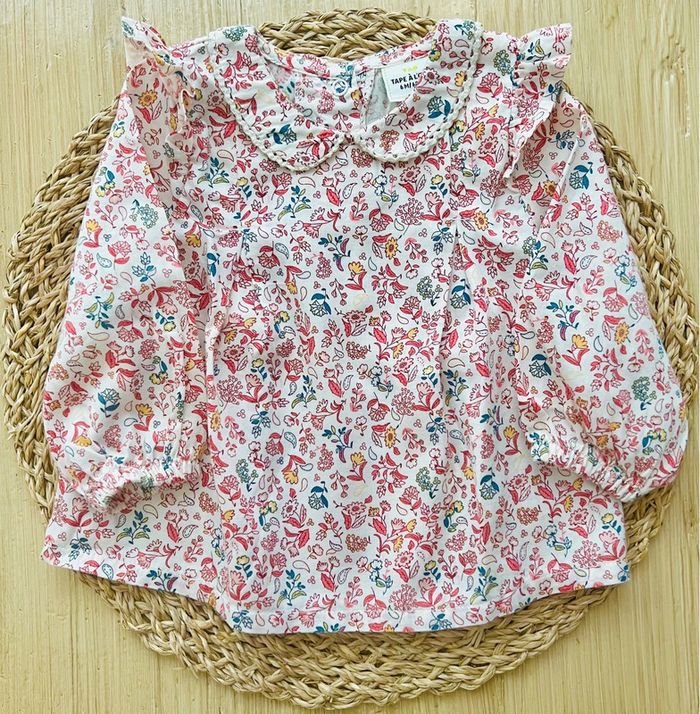 Blouse/tunique fleurie TAO