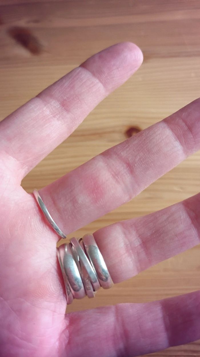 Solitaire en argent 925 et gros zirconium - photo numéro 12
