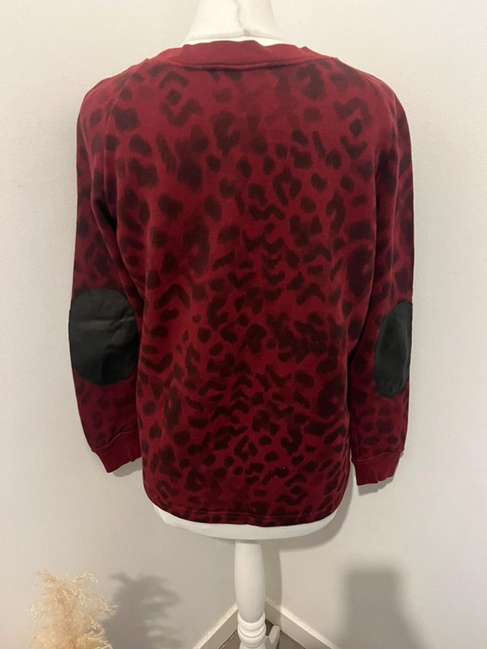 Sweat motif animal rouge et noir Sandro S - photo numéro 5