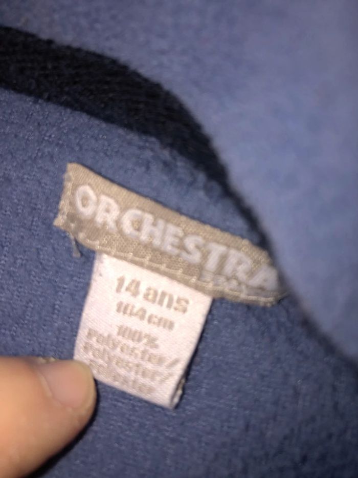 Sweat polaire#orchestra# 14 ans - photo numéro 3