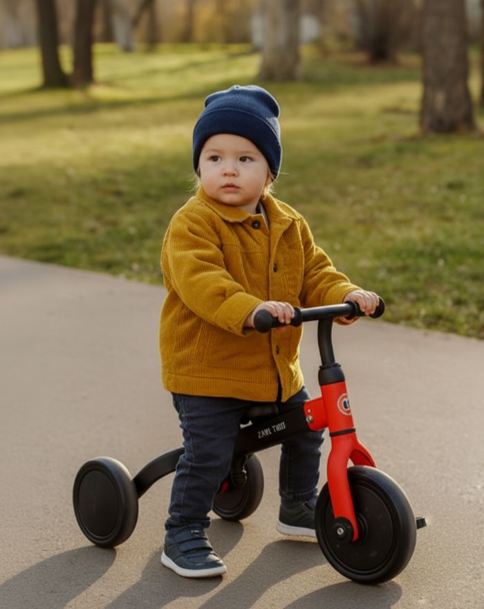 Tricycle évolutif 2-en-1 – Draisienne & tricycle