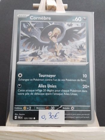 Carte Pokémon Cornèbre 131/193