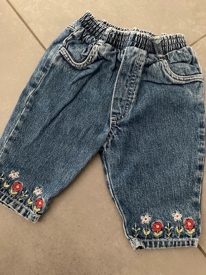 Lot ensemble vêtement pantalon 6 mois garde robe - photo numéro 6